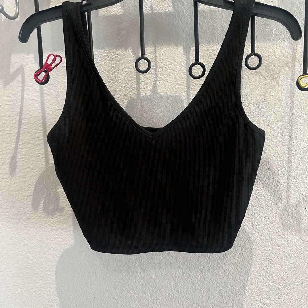 NWOT size medium black ribbed short tank